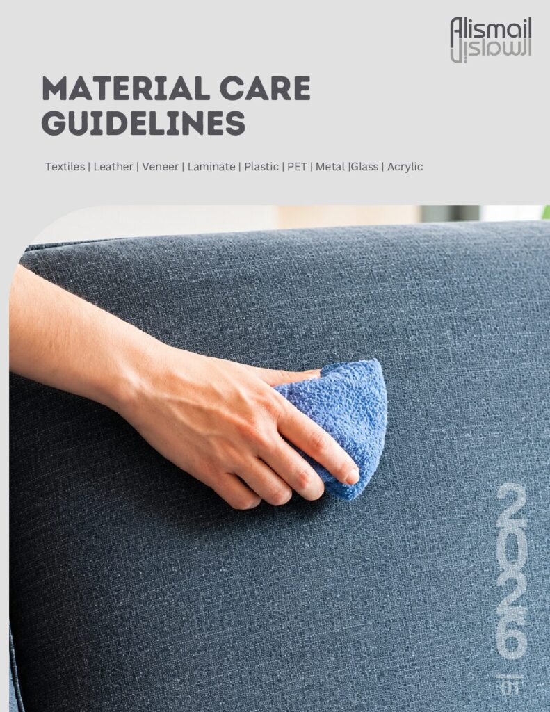 Alismail Material Care Guidelines