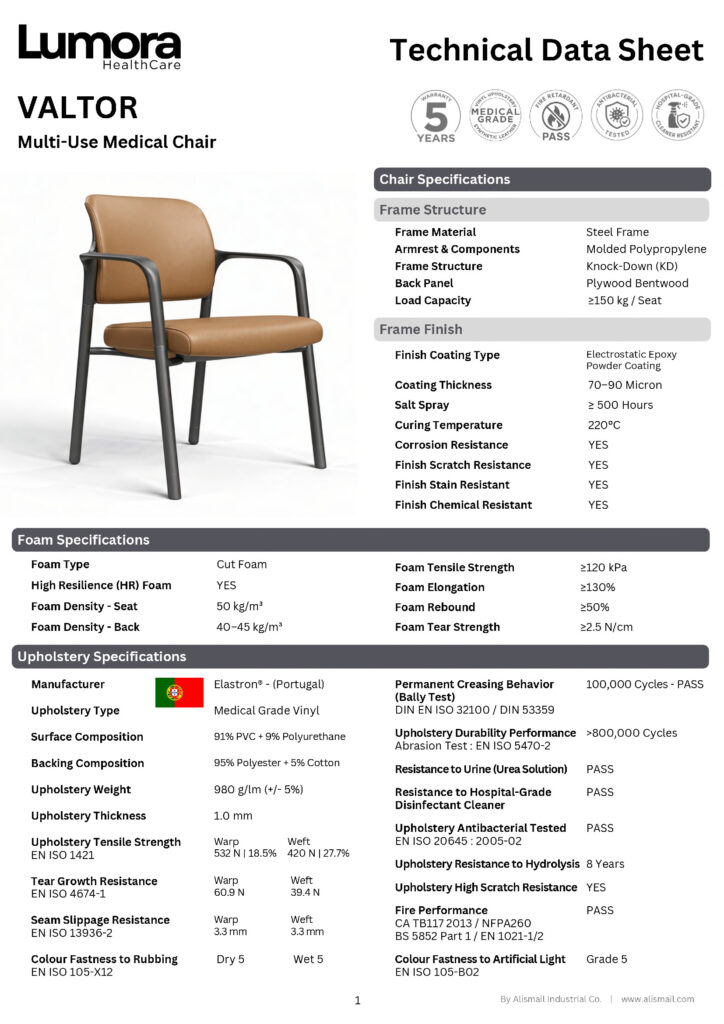 Valtor Multi-Use Medical Chair